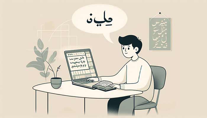 آموزشی یادگیری زبان فارسی