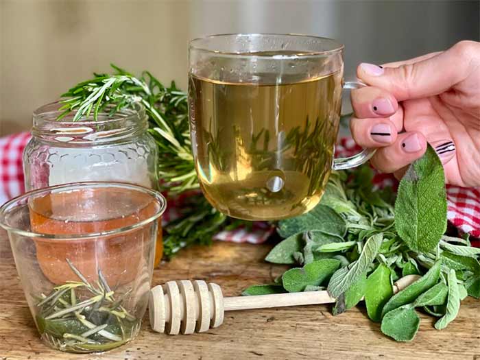 معجون رزماری و مریم‌گلی